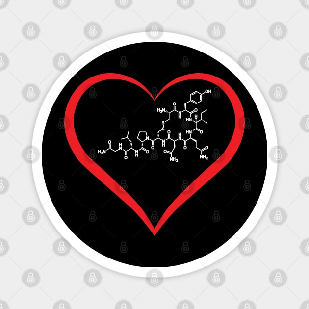 Oxytocin Love Hormone w/heart Magnet by Hornak Designs